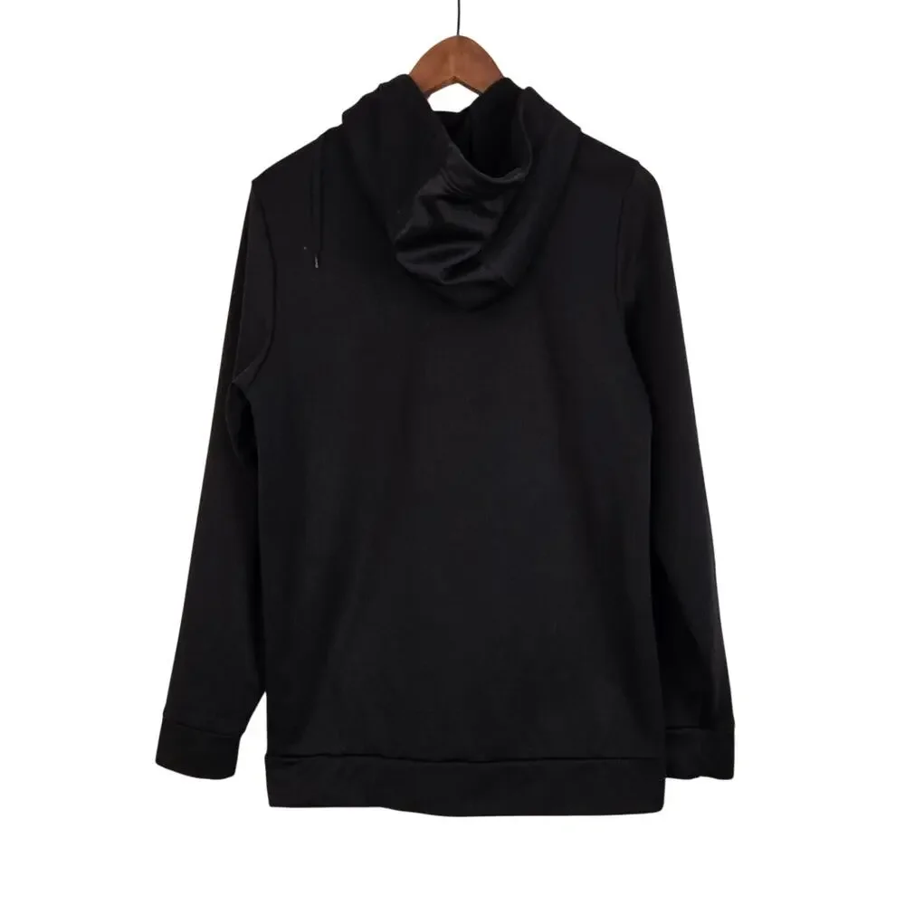 Nike Therma Fit Full Zip Black Athletic Training Outdooe Activewear Hoodie S